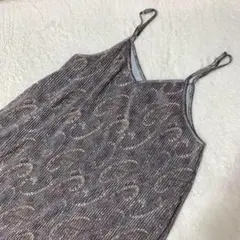 pink adobe ピンクアドベ　ペイズリー　柄　キャミワンピース　M