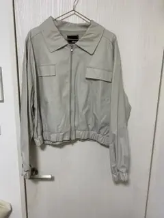 ✨美品✨【しまむら】ダブルジップアップレザーブルゾン