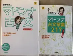 「マドンナ古文 パワーアップ版 」 ＆「マドンナ古文常識217 」 2冊セット