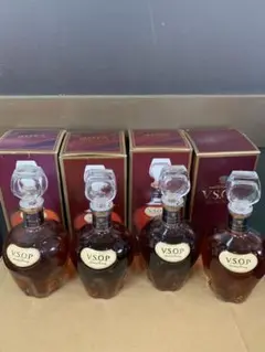サントリーブランデーVSOP 4本 箱付き