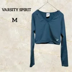 VARSITY SPIRIT ブラック クロップド 長袖 スポーツ【M】