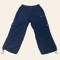 PUMA プーマ カーゴパンツ ブラック ナイロン ジャージ パラシュートパンツ