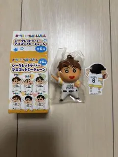 ホークス&クレヨンしんちゃん　マスコットキーチェーン　今宮健太