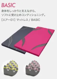 西川AIR01 シングル BASIC ピンク