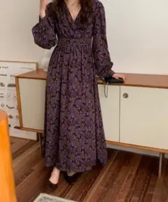 【新品未使用】シーイン デイジー ワンピース 花柄 カシュクール XL