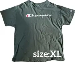 Champion グリーン Tシャツ　チャンピオン　緑　XL
