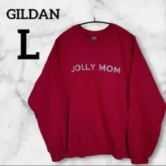 1点限定⭐️GILDAN 【L】 トレーナー　裏起毛　赤　レッド