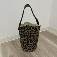 テンベア TEMBEA ヒョウ柄 バケツ型バッグ