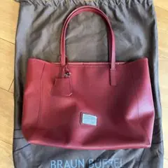 BRAUN BUFFEL バッグ　赤色
