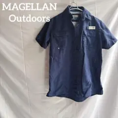 美品【XS】MAGELLAN Outdoorsネイビー 半袖シャツ フィッシング