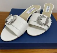 Jimmy choo Cheri Mule ミュールクリスタル38