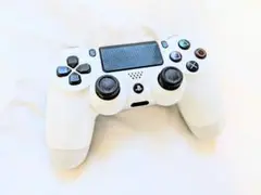 ホワイト ワイヤレス PS4 コントローラー