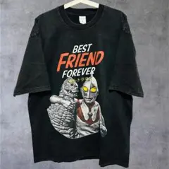 ウルトラマン メンズ Tシャツ 半袖 レトロ リプリント 新品 ブラック