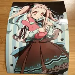 ファミマ　地縛少年花子くん☆ブロマイド　チョコミントver. 八尋寧々2L判