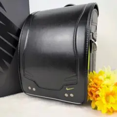 未使用✨NIKE 近年モデル ランドセル ブラック×イエロー 付属品多数