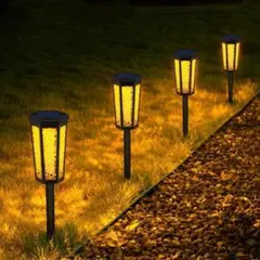 大特価❕防水❕4個❕屋外 LED ソーラー ライト 庭 RGB アウトドア