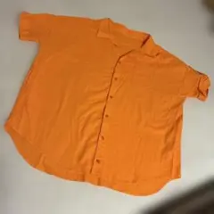 RODEO CROWNS オレンジ 半袖シャツ 胸ポケット付き オーバーサイズ