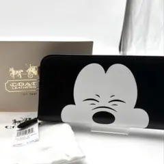 新品　COACH ミッキー 長財布　美品