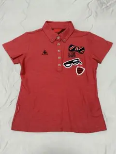 ルコック　LE COQ SPORTIF ポロシャツ オレンジ　キティ　コラボ