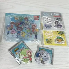 デジモンアドベンチャー アクリルスタンド　缶バッジ