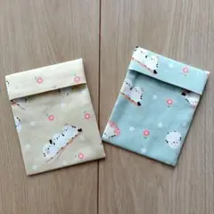 ハンドメイド　シマエナガ　匿名配送　保冷剤ケース