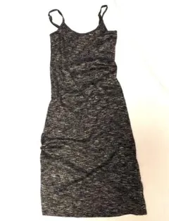 【GAP 】ノースリーブ　ロング　ワンピース　サマーニット　X X S 白黒