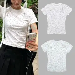 THE MUSEUM VISITOR ドットTシャツ