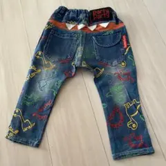 パーティパーティ　恐竜　デニムパンツ　90
