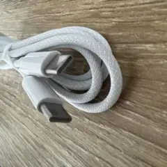 USB-C to USB-Cケーブル ホワイト 1m