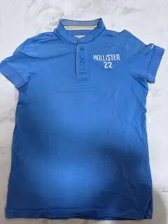 HOLLISTER ポロシャツ 青　Mサイズ