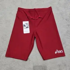 【未使用】asics　アシックス　コンプレッション　スパッツ　L　レッド