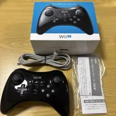 【ジャンク】WIIU WiiU PROコントローラー クロ