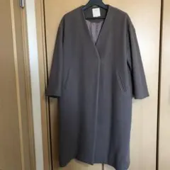 グレージュ ロングコート