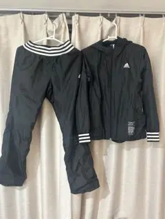adidas ブラック ジャケット パンツ セット　L