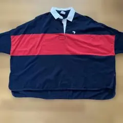 canterbury ポロシャツ ネイビー/レッド F