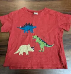 プティマイン　Tシャツ　恐竜　スパンコール　100