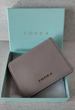 【新品✨未使用】TOCCA トッカ　ブラックレザー 牛革　三つ折り財布 2025年最新】TOCCA レディース 折り財布の人気アイテム - メルカリ