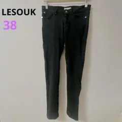 【ルスーク】LESOUK N スキニーパンツ　デニム　Ｇパン　ストレッチ　38