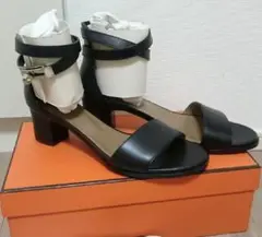 HERMES ケリー サンダル マネージュ ブラック 36