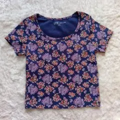 【美品】ユニクロ UNIQLO PAUL & JOE 花柄 Tシャツ Sサイズ