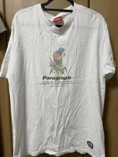 Paragraph P08 カラフル鳥プリント Tシャツ