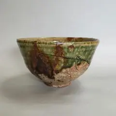 作家物　陶芸家　鯉江良二　織部　長皿　共箱　織部焼　緑釉　まな板皿　長方皿 作家物 陶芸家 鯉江良二 織部 長皿 共箱 織部焼 緑釉 まな板皿