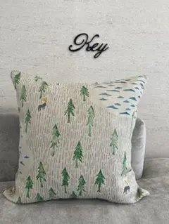 ミナペルホネン　ハンドメイド　クッションカバー★one day beige ミナペルホネン ハンドメイド クッションカバー☆one day beige