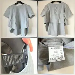 Sov.　ストレッチポンチ　トップス　半袖　美品　フリーサイズ
