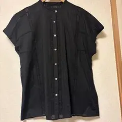 Spick and Span ケミカルレースフレンチブラウス　　　　　 ブラック