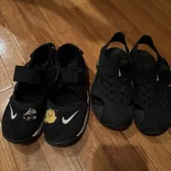 Nike ブラック サンダル　セット