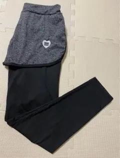 TONGDI [M] スポーツウエア スパッツ 黒 グレー ヨガ トレーニング