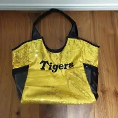 阪神タイガース　ユニフォーム型トートバッグ　金色ラメ　ファンクラブ会員