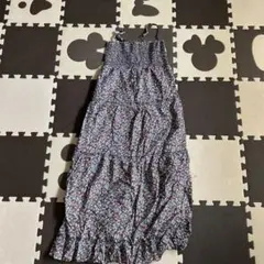 フラワープリント キャミソールワンピース M