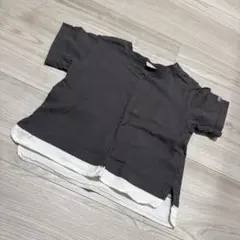 petit main グレー Tシャツ 90